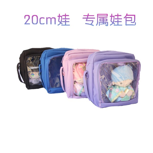 Lolita Transparent mini canvas ita bag Women s single shoulder bags diagonal 20cm bag animation backpack 1 - Ita Bag World