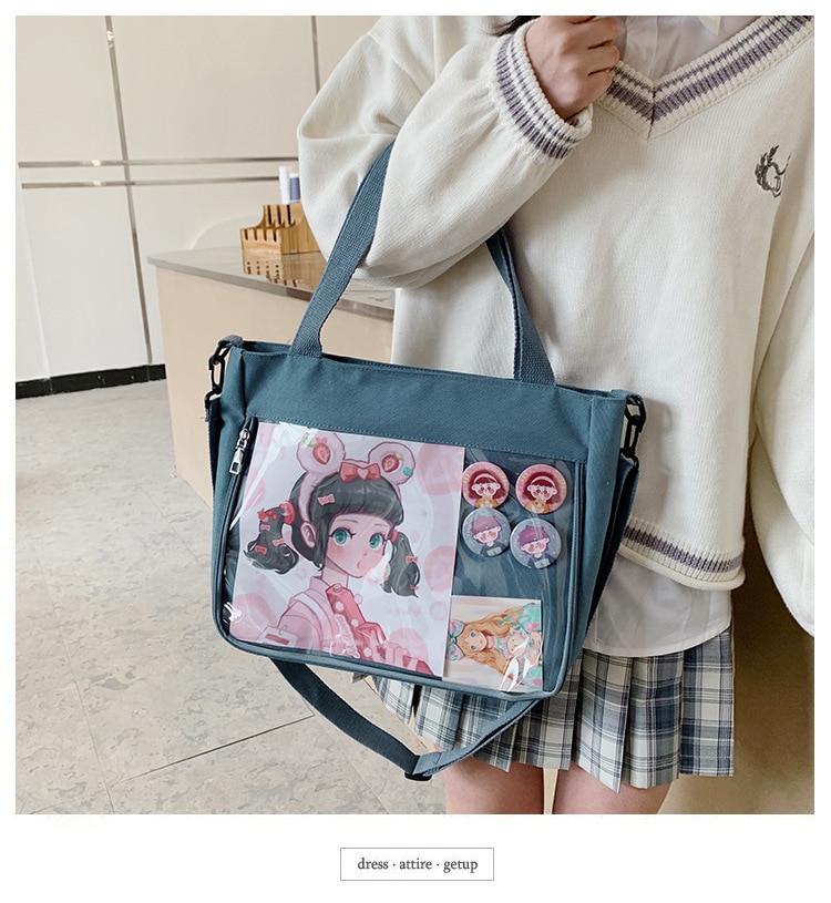 Ita Bag Japan Style 2020 New Cute Clear Removable Decorative Layer Cute Purse For Teens Girls Sweet Lovely Package Itabag qy052