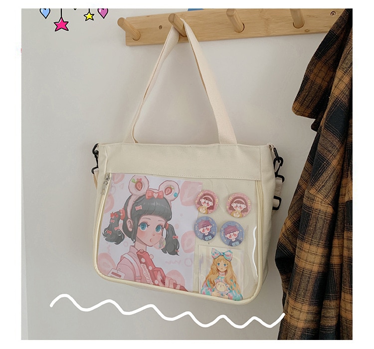 Ita Bag Japan Style 2020 New Cute Clear Removable Decorative Layer Cute Purse For Teens Girls Sweet Lovely Package Itabag qy052