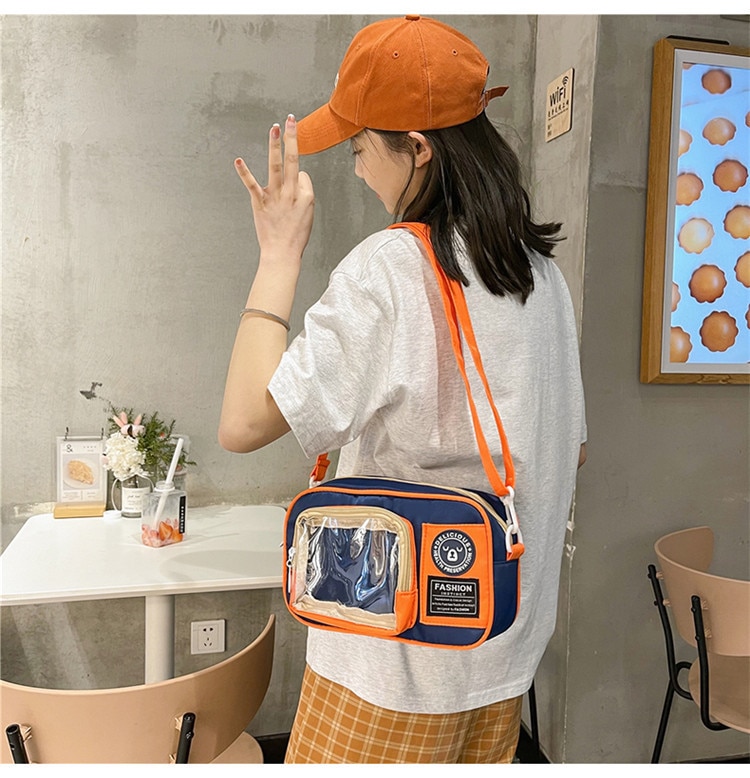Ita Bag Shoulder Bag - Girls Cute Waterproof Kawaii Square Shoulder Bag