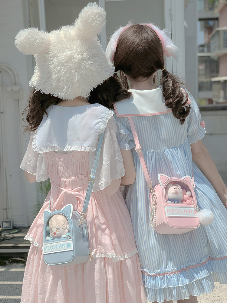 Peekaboo cotton doll special bag 20cm baby bag backpack Messenger Bag Gift Harajuku Lolita Itabag Handbag Women Kawaii student