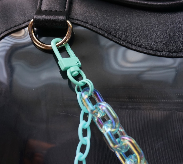 Ita Bag JK Uniform Acrylic Chain Accessories Decoration Candy Colors Stars Adjustable DIY Bag Chain Hanging Chain for Ita Bag