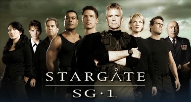 Stargate SG 1 cast minus Jonas Quinn - Ita Bag World